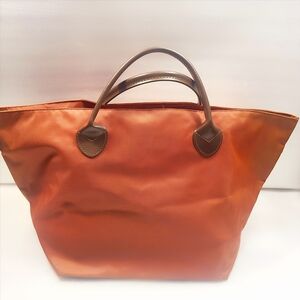 Herve Chapelier Canvas Leather Satchel